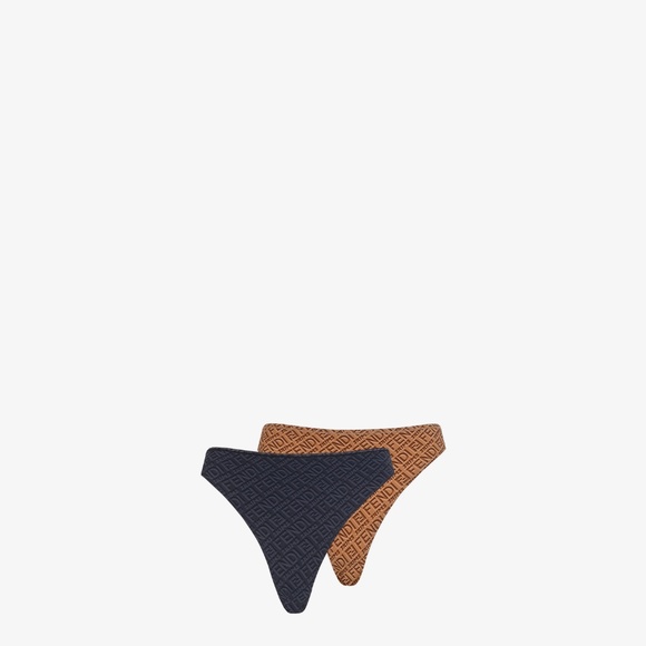 Fendi x SKIMS pack of 2 high leg bikini